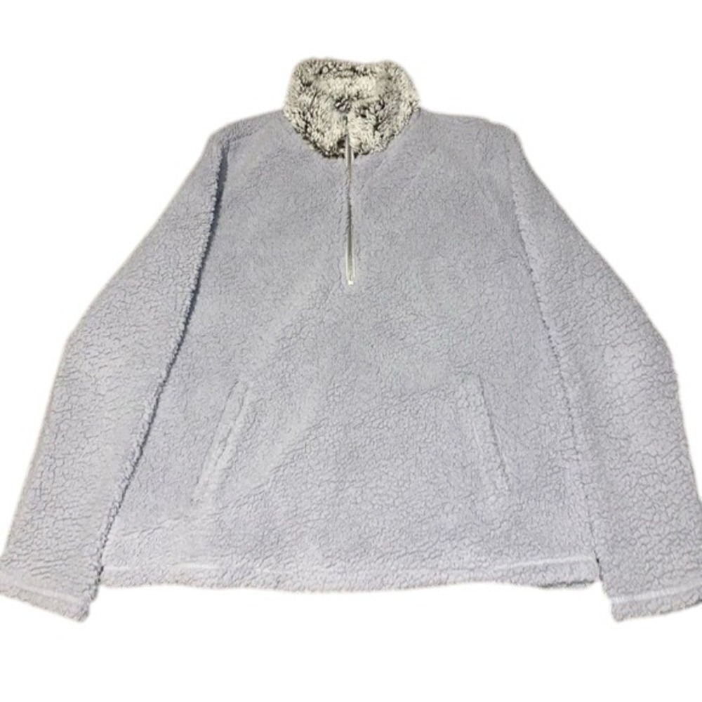 Abercrombie & Fitch Sherpa Style Fuzzy Pullover Women's Size Medium Cozy Warm